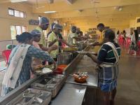 Yuvadhara lends a hand in the Bojanshala - Kara Seva Shivir 2025, SCM Shirali - Day 6 (02 Jan 2026) Pictures Courtesy Chitrapur Yuvadhara